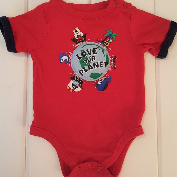 3-6m Garanimals short sleeve onsie - Picture 1 of 3